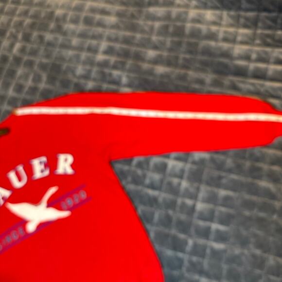 Vintage Eddie Bauer crewneck sweatshirt size medium red classic - Picture 8 of 8